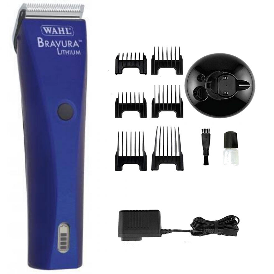 Wahl Bravura Lithium Ion Cordless Animal Pet Human Clipper with 5 in 1 Precision Blade